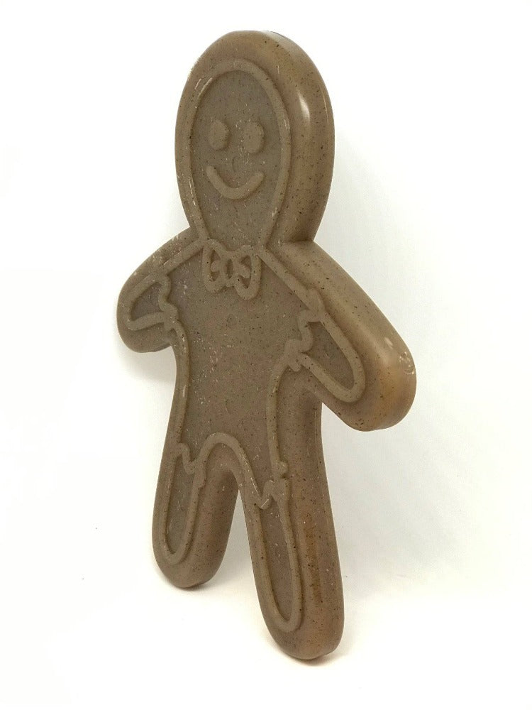 SodaPup Gingerbread Man Nylon Dog Chew Toy for Aggressive Chewers