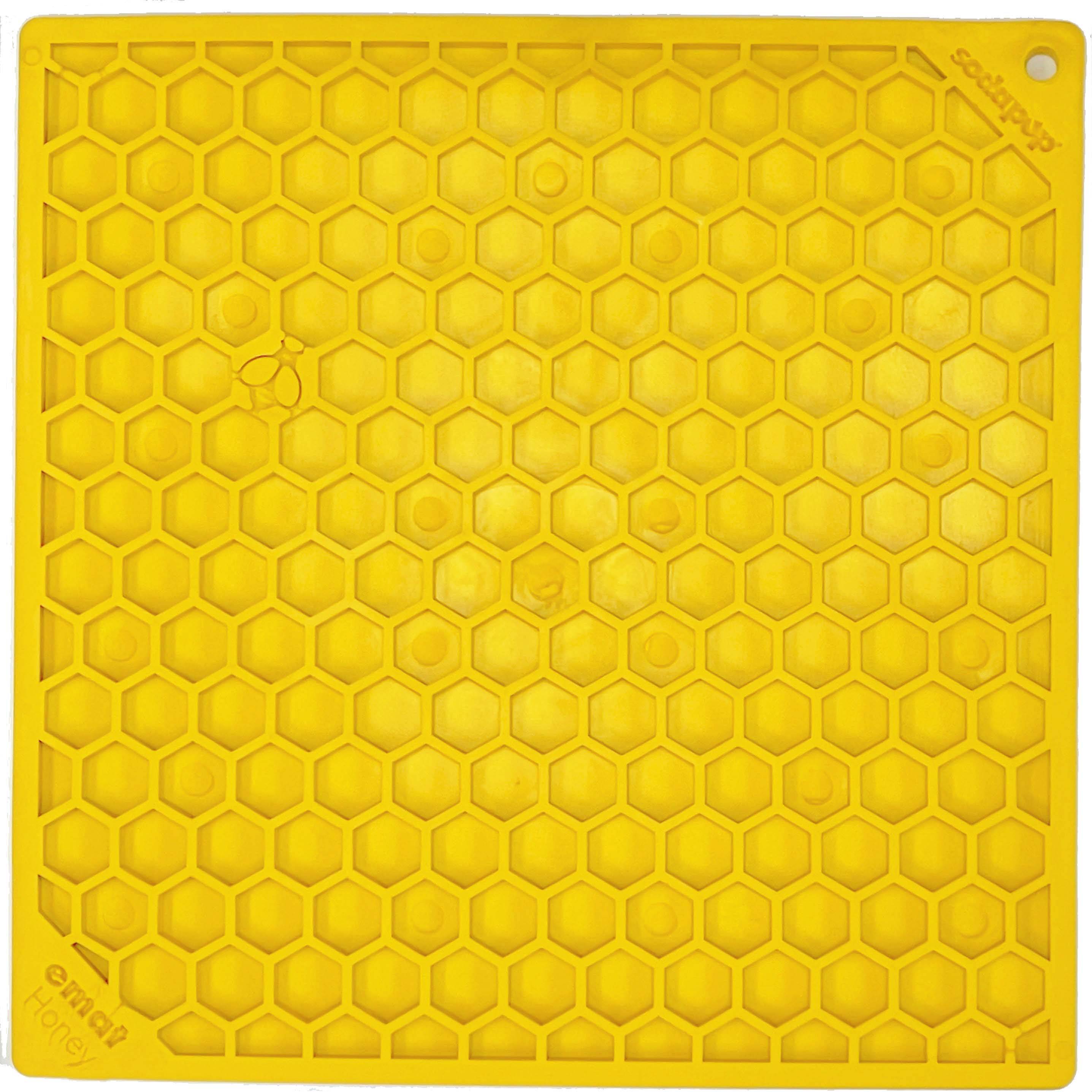SodaPup Honeycomb eMat Enrichment Lick Mat For Dogs And Cats