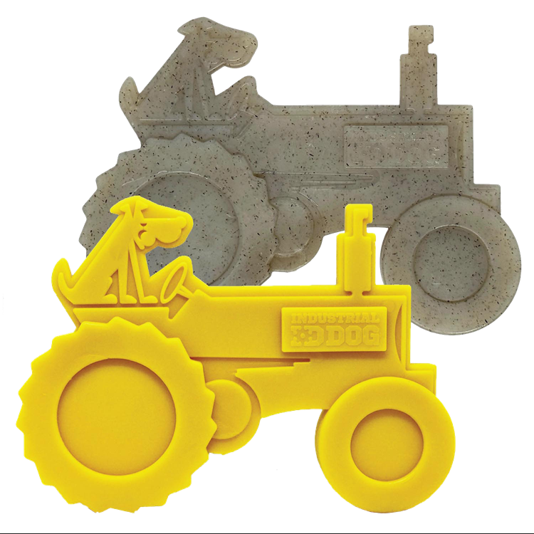 SodaPup Tractor Nylon Dog Toy For Aggressive Chewers United States Made